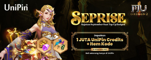 Waktunya Dikagetin di SEPRISE! Raih Kejutan September dengan Top Up Badges di UniPin